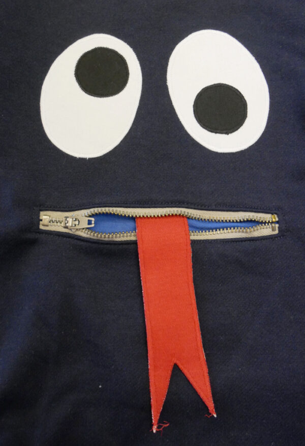 Zip-monstertröja små barn stl 110 cl - Bild 3