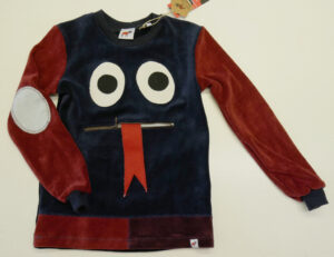 Zip-monstertröja små barn stl 116 cl