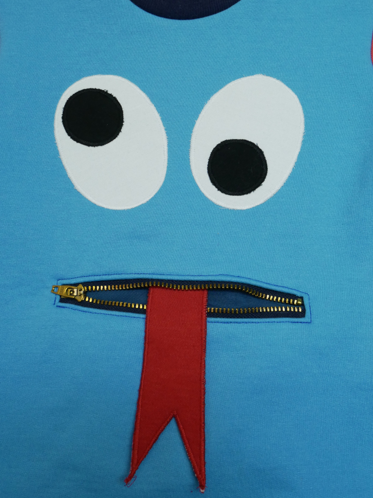 Zipmonstertröja små barn stl 104cl - Bild 3