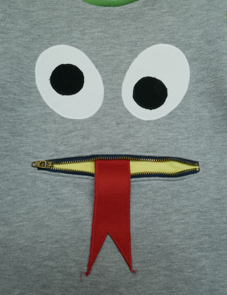 Zipmonstertröja små barn stl 110cl - Bild 3