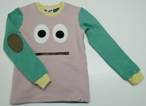 Zipmonstertröja små barn stl 116cl