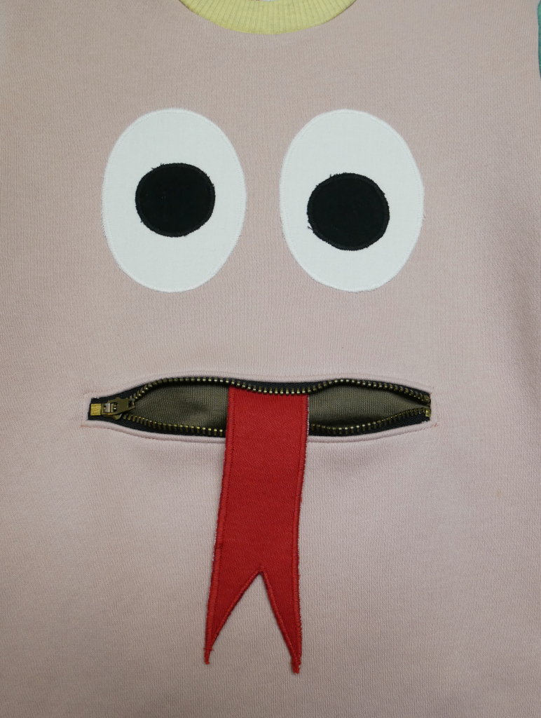 Zipmonstertröja små barn stl 116cl - Bild 3