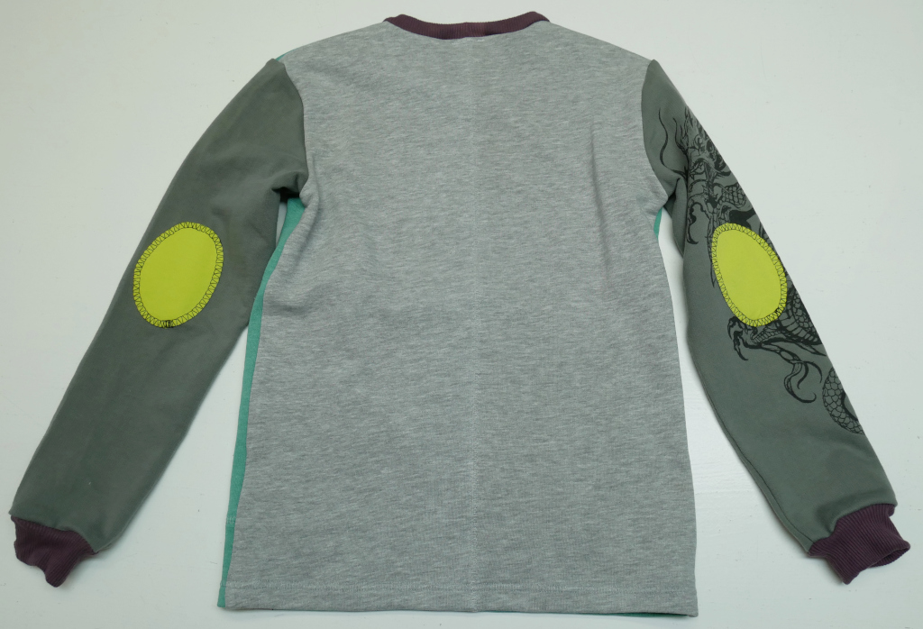 Zipmonstertröja stora barn stl 128cl - Bild 2