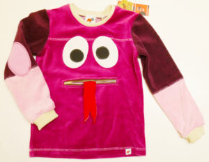 Zipmonstertröja små barn stl 104cl