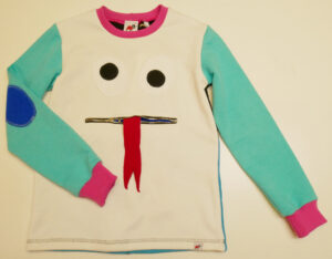 Zipmonstertröja stora barn stl 122cl