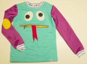 Zipmonstertröja stora barn stl 134cl