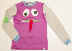 Zipmonstertröja stora barn stl 140cl